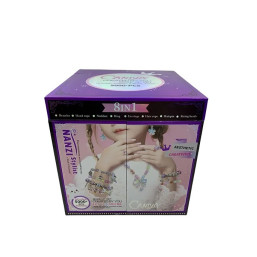 Caniya - 8 In 1 Diy Beads Jewelry Making Kit With Jewelry Box
